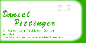 daniel pittinger business card